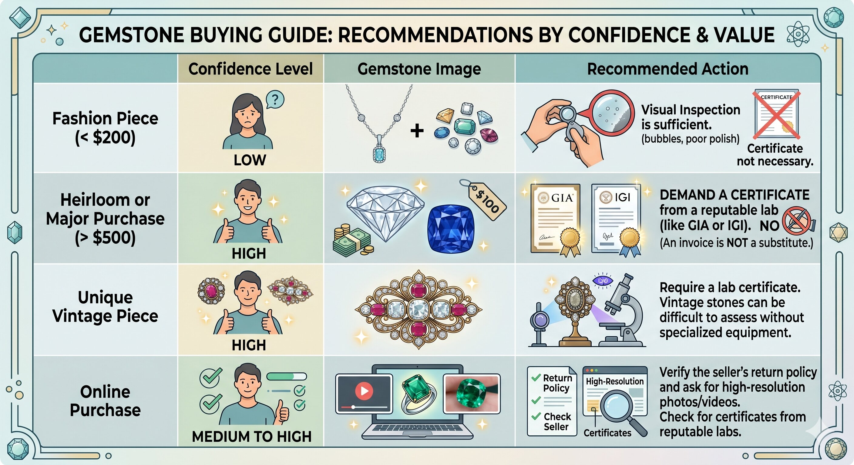 Gemstone buying guide